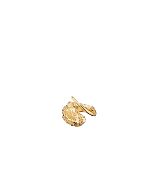 Anello Eroz Edition in oro 24 carati dorato Anello Eroz Edition in oro 24 carati dorato