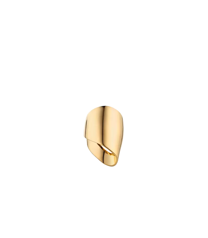 Anello Éole Draped Edition in oro 24 carati dorato Anello Éole Draped Edition in oro 24 carati dorato