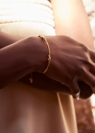 Bracciale Eroz Edizione in oro 24 carati dorato