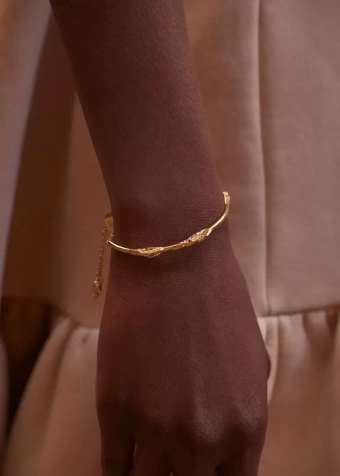 Bracciale Eroz Edizione in oro 24 carati dorato Bracciale Eroz Edizione in oro 24 carati dorato