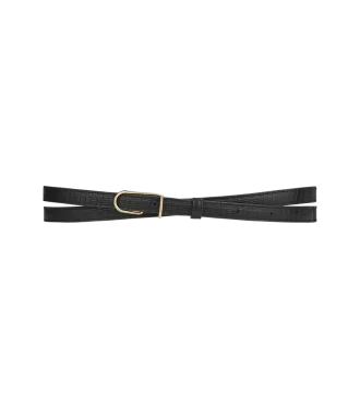 Cintura sottile Umi Edition con stampa lucertola nera