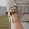 Éole Cuff Edition in pelle nera Éole Cuff Edition in pelle nera