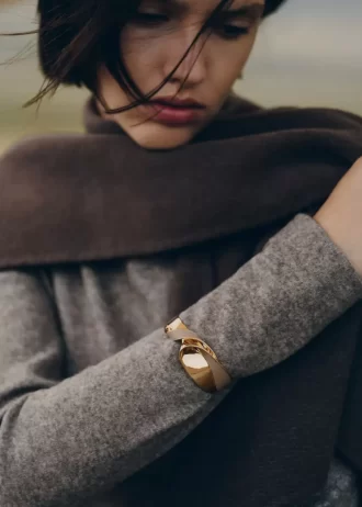 Éole Cuff Edition Pelle color talpa Éole Cuff Edition Pelle color talpa