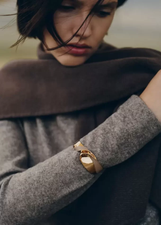 Éole Cuff Edition Pelle color talpa