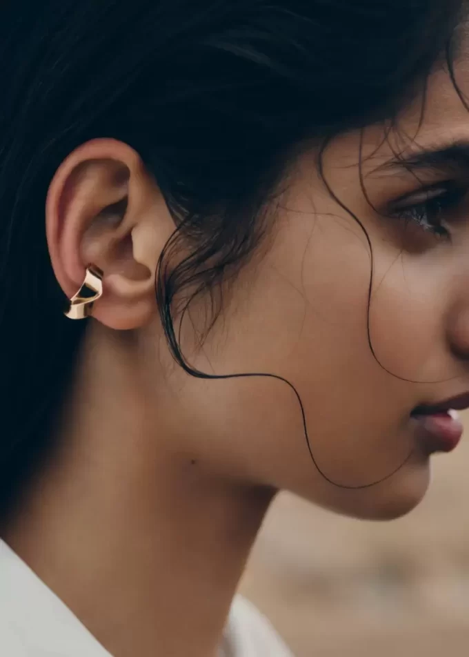 Éole Earcuff Edition dorato 24 carati Éole Earcuff Edition dorato 24 carati