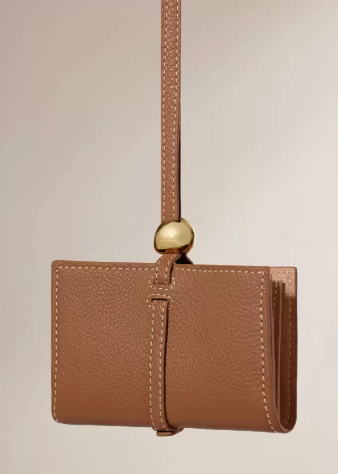 Portacarte Kayé Edition Textured Duo Camel Portacarte Kayé Edition Textured Duo Camel